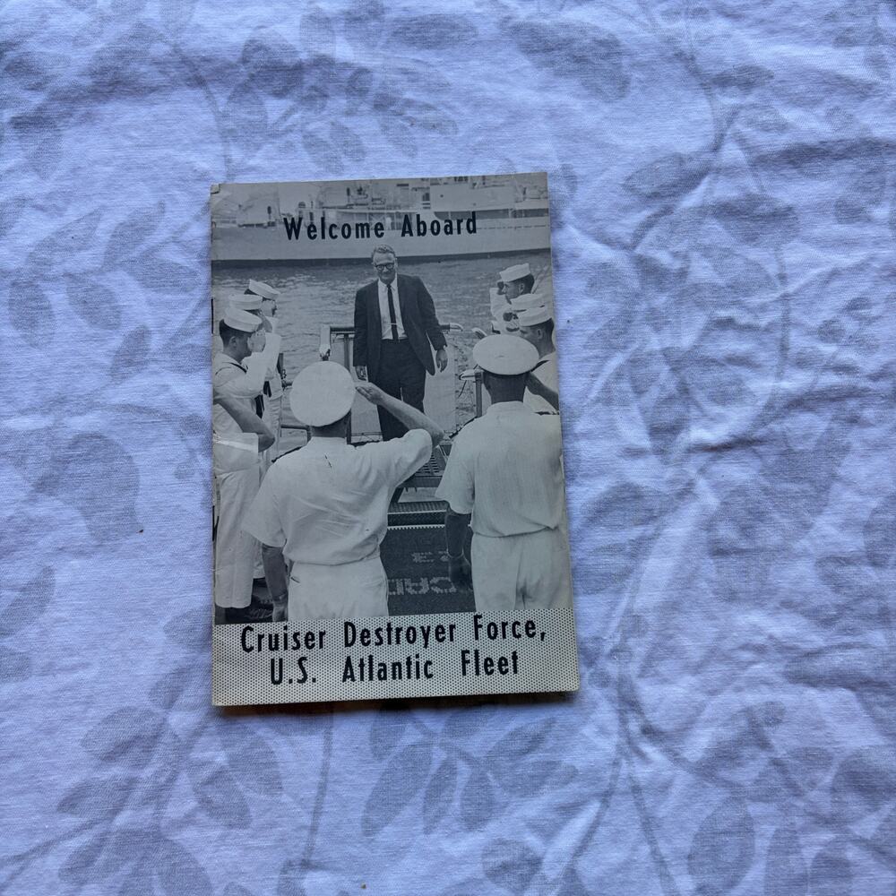 Military ephemera - Welcome Aboard pamphlet - Navy - Vintage